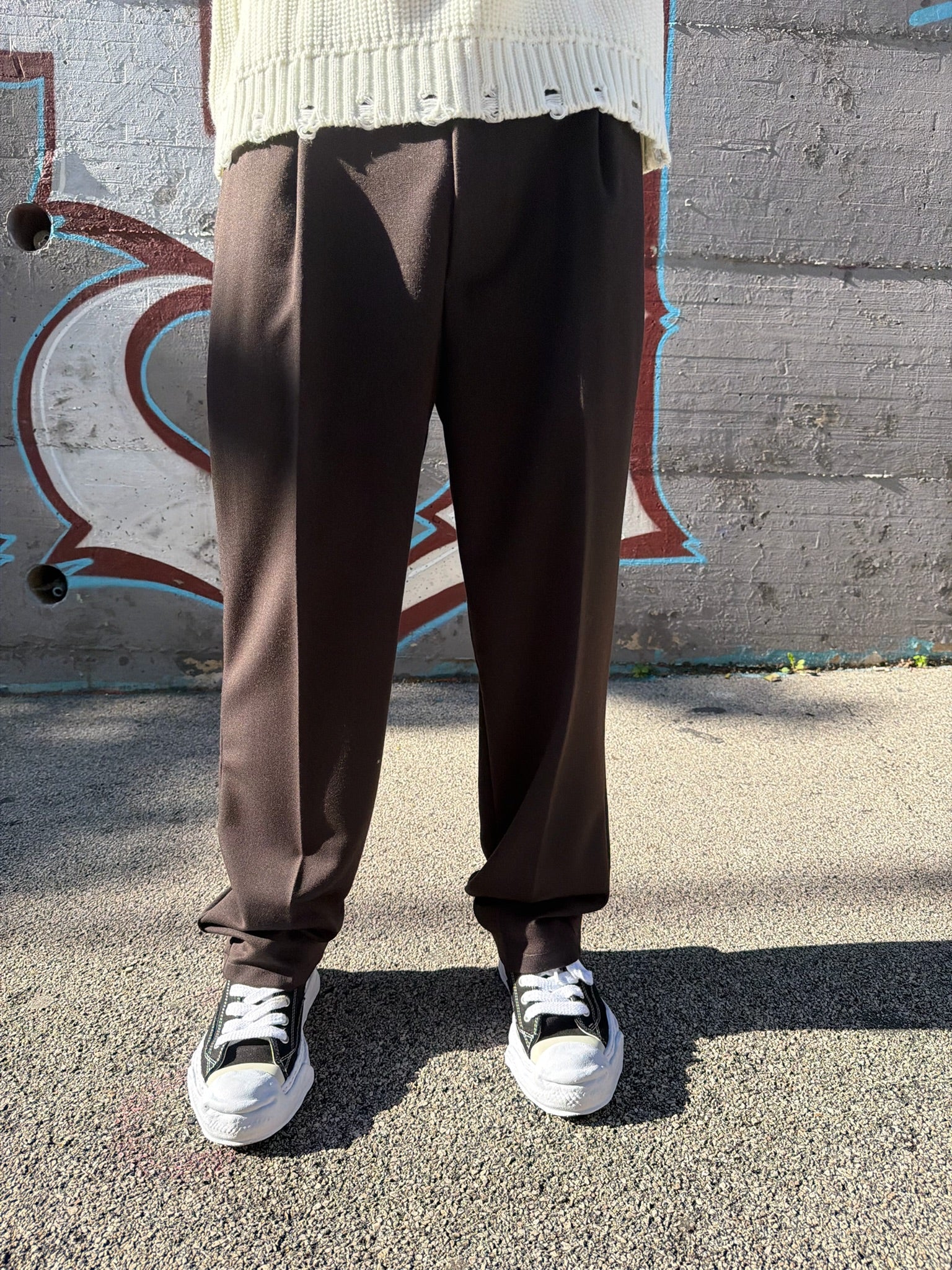 PANTALONE FONDO AMPIO MORO