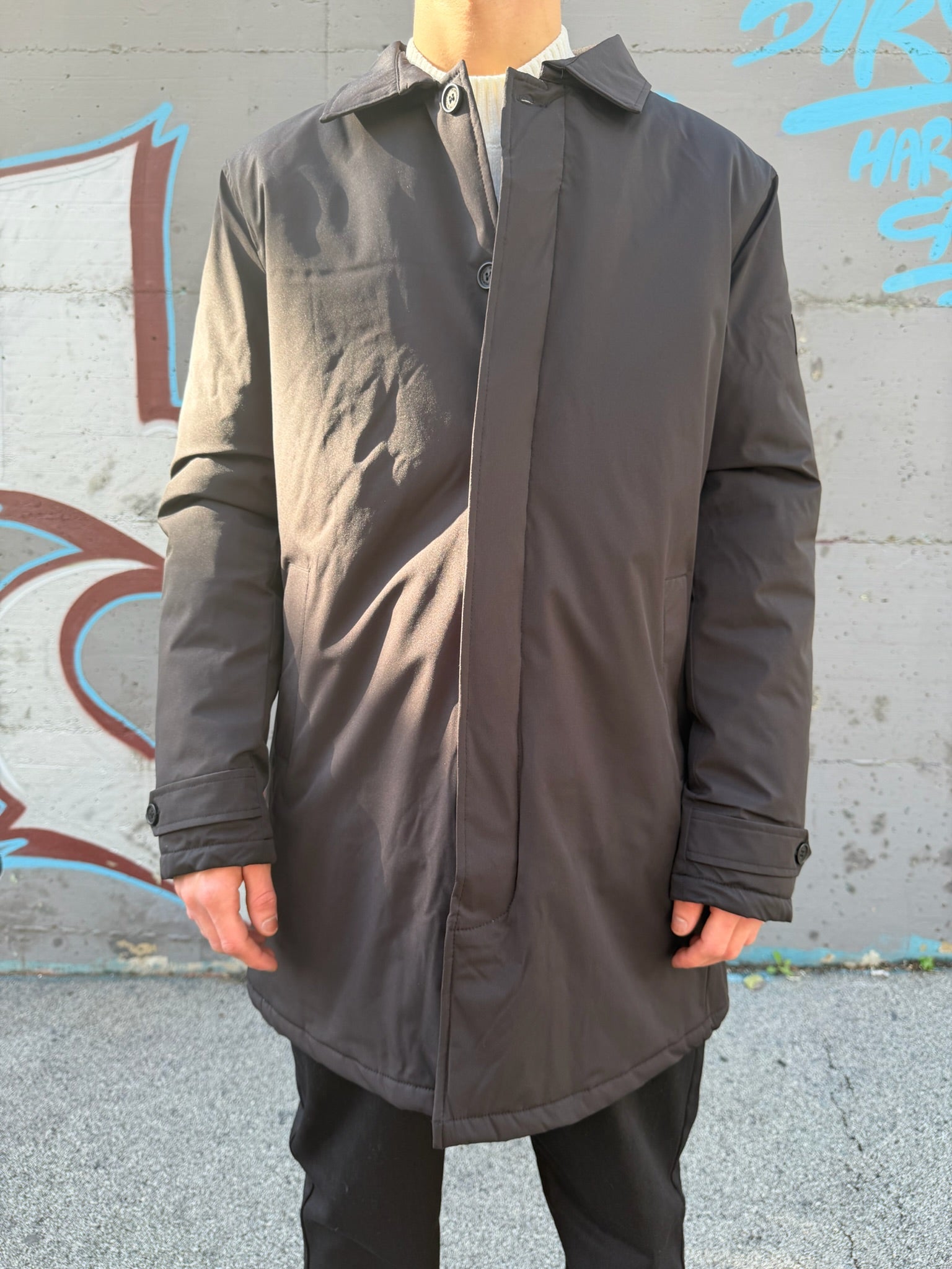 TRENCH TESSUTO TECNICO