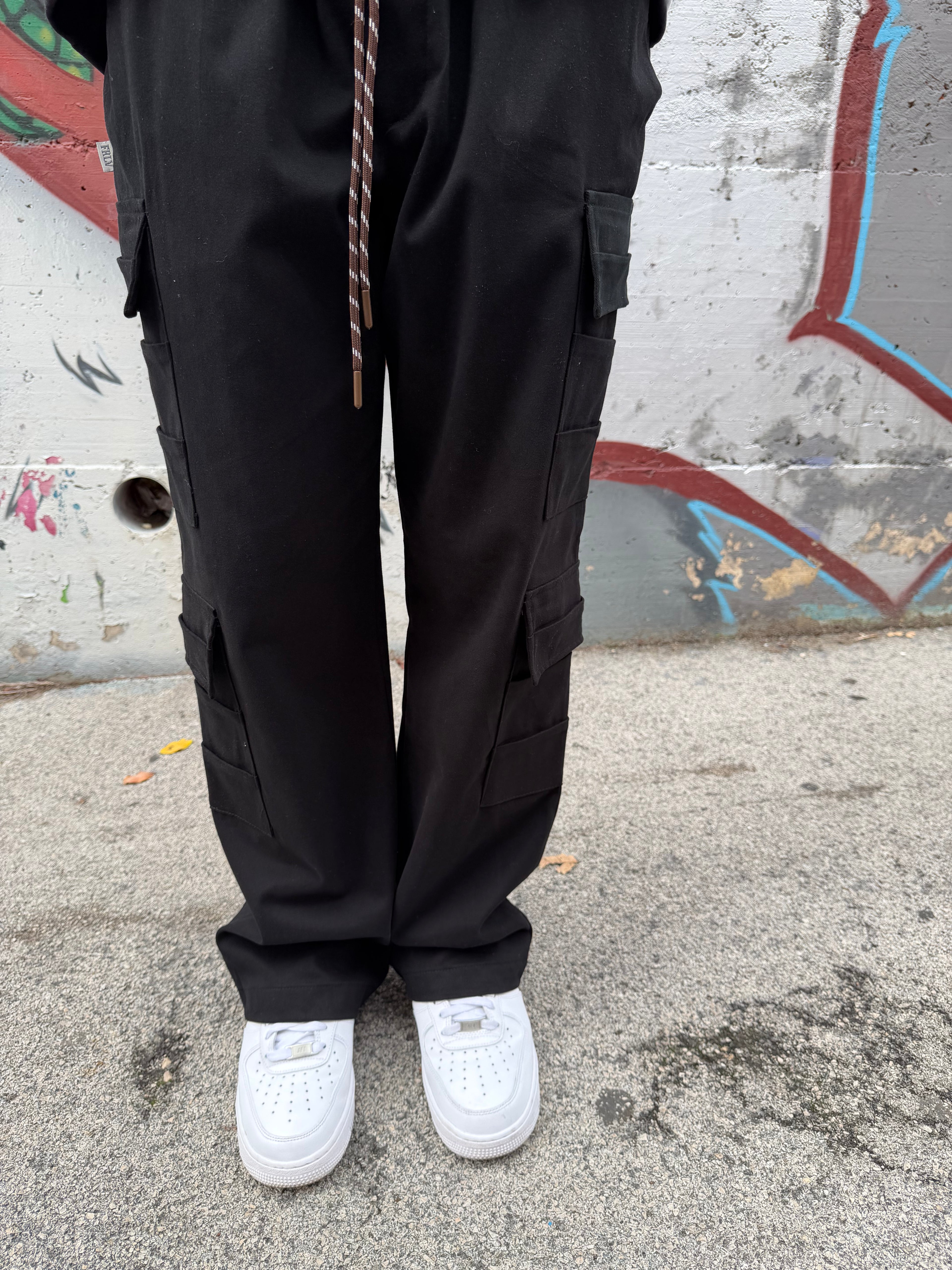 PANTALONE CARGO BLACK