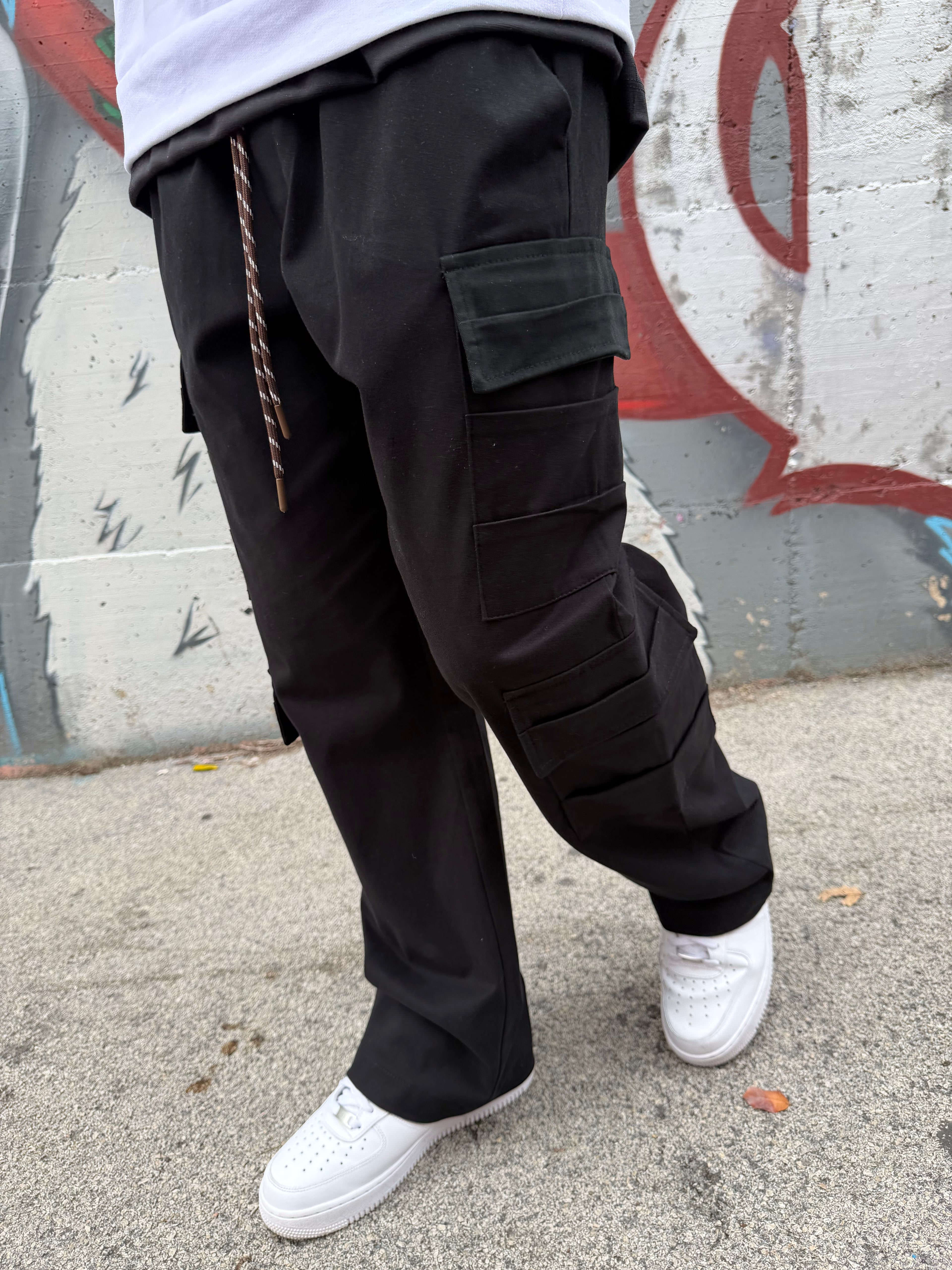 PANTALONE CARGO BLACK