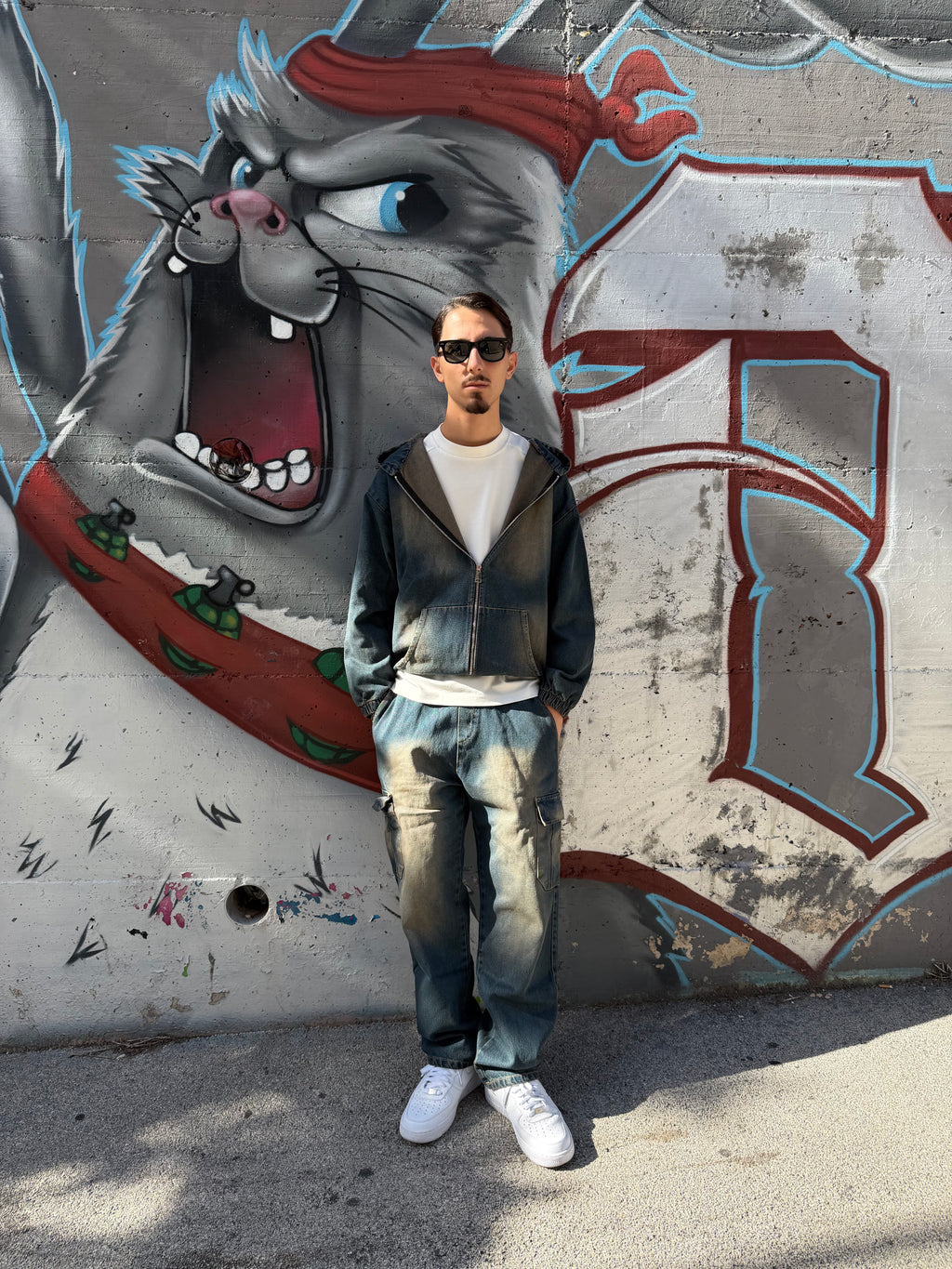 COORDINATO DENIM SABBIATO