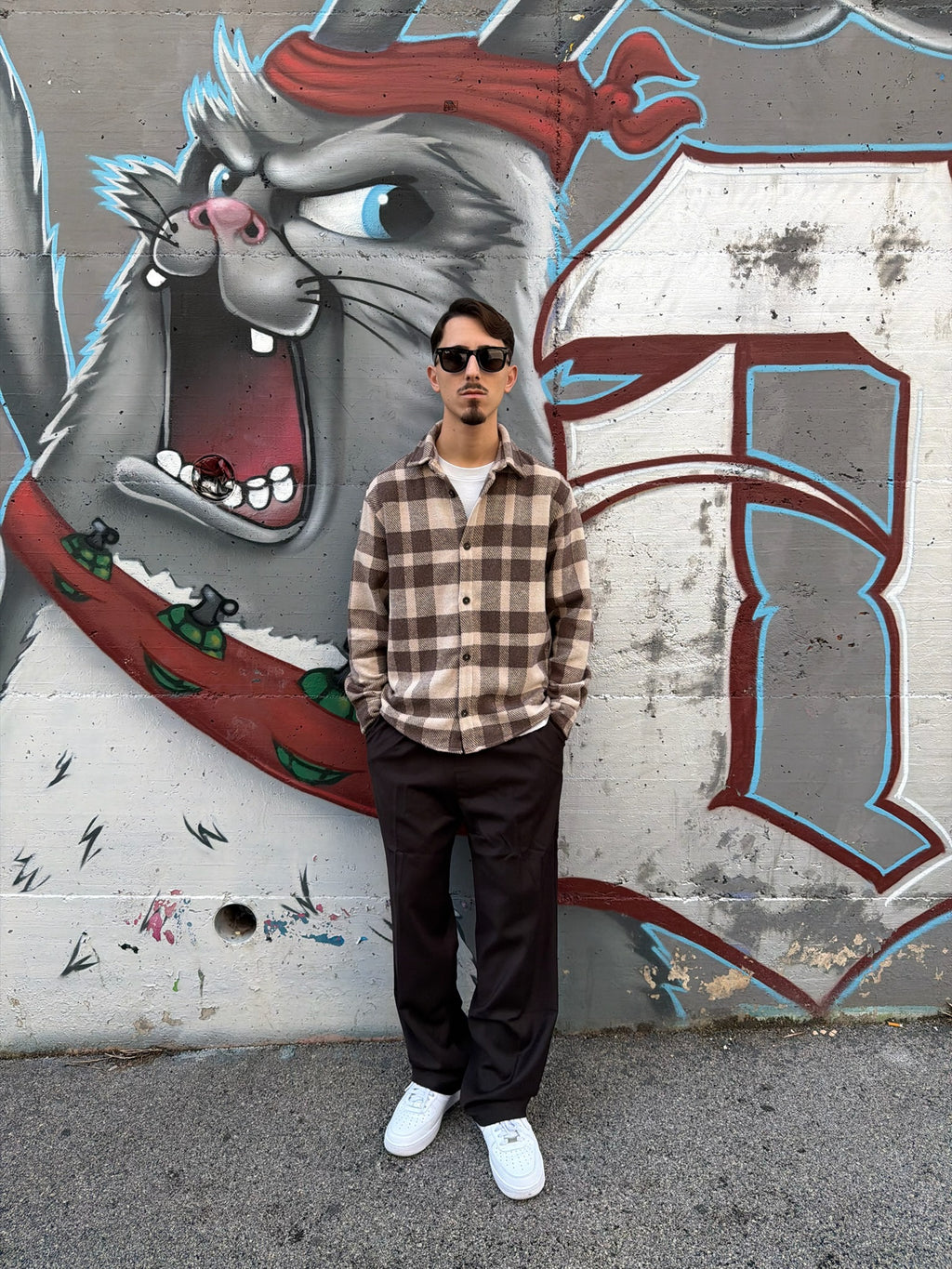 CAMICIA IN FLANELLA A QUADRONI