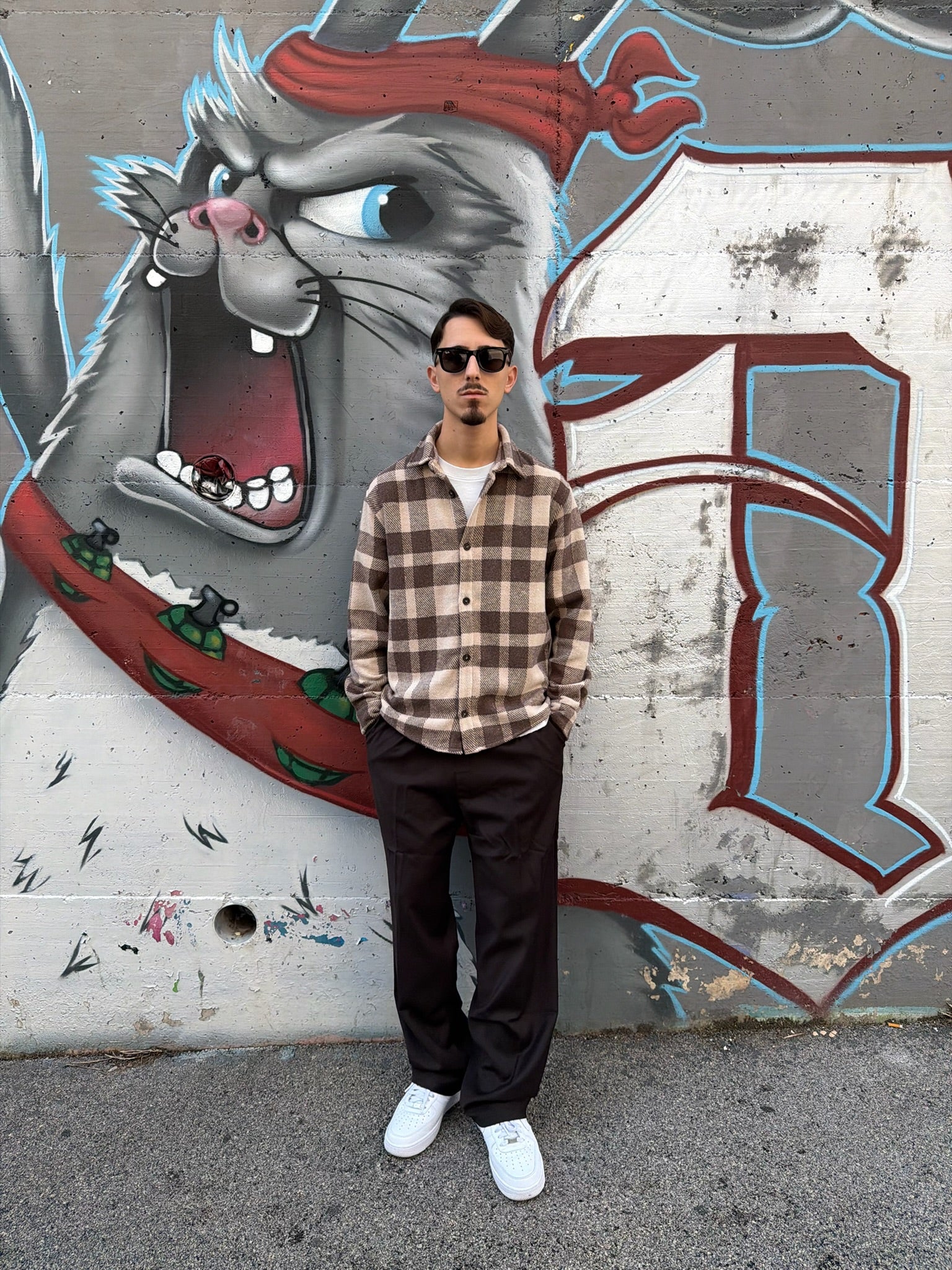 CAMICIA IN FLANELLA A QUADRONI