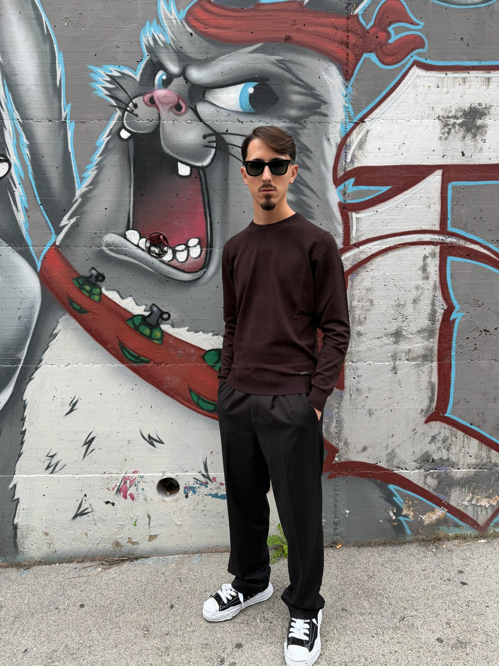 PULLOVER BASIC GIROCOLLO