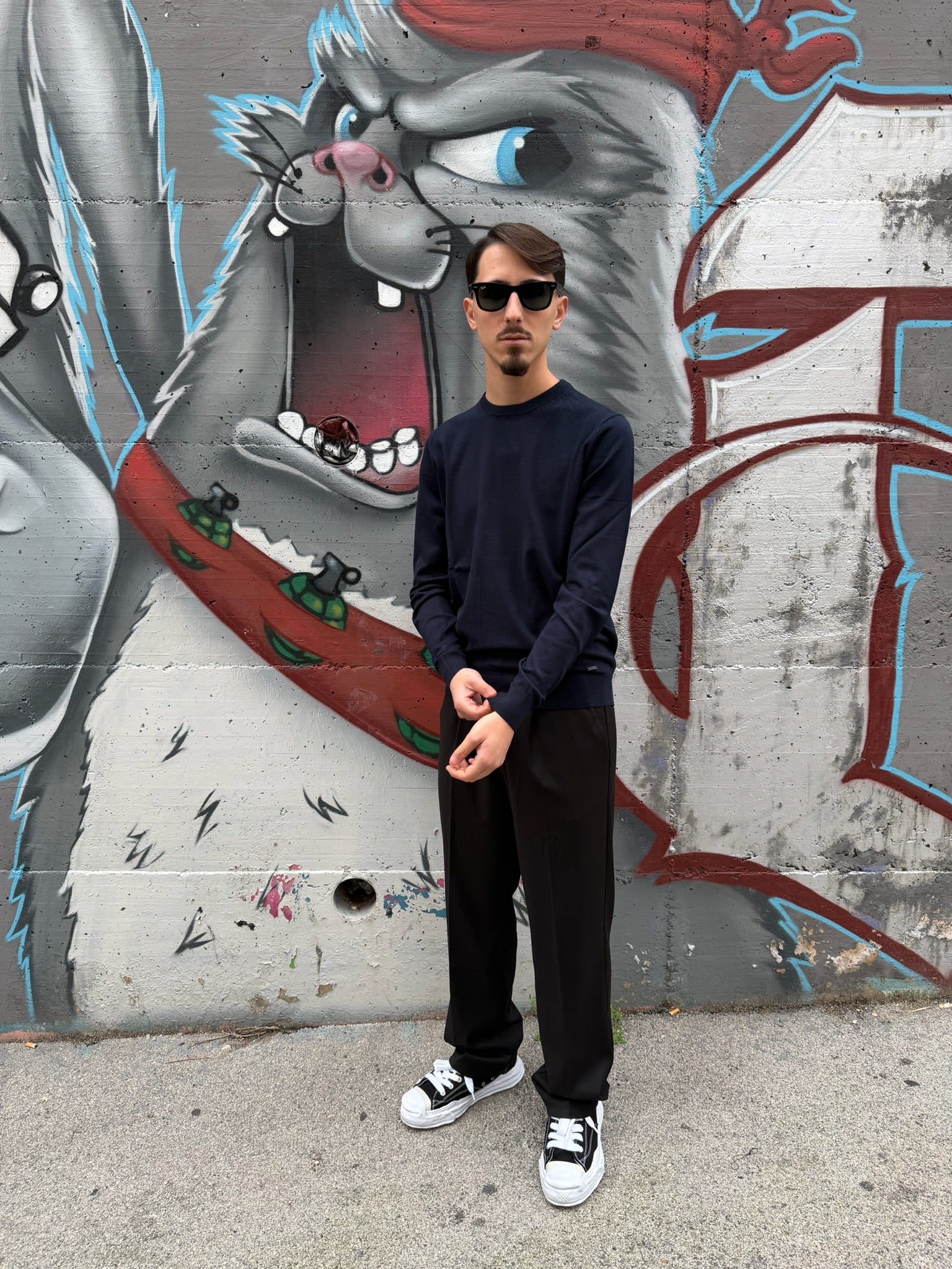 PULLOVER BASIC GIROCOLLO