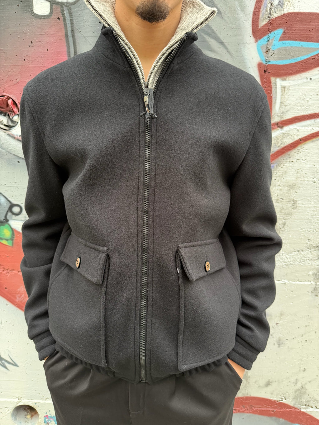 GIUBBOTTO IMBOTTITO MISTO LANA