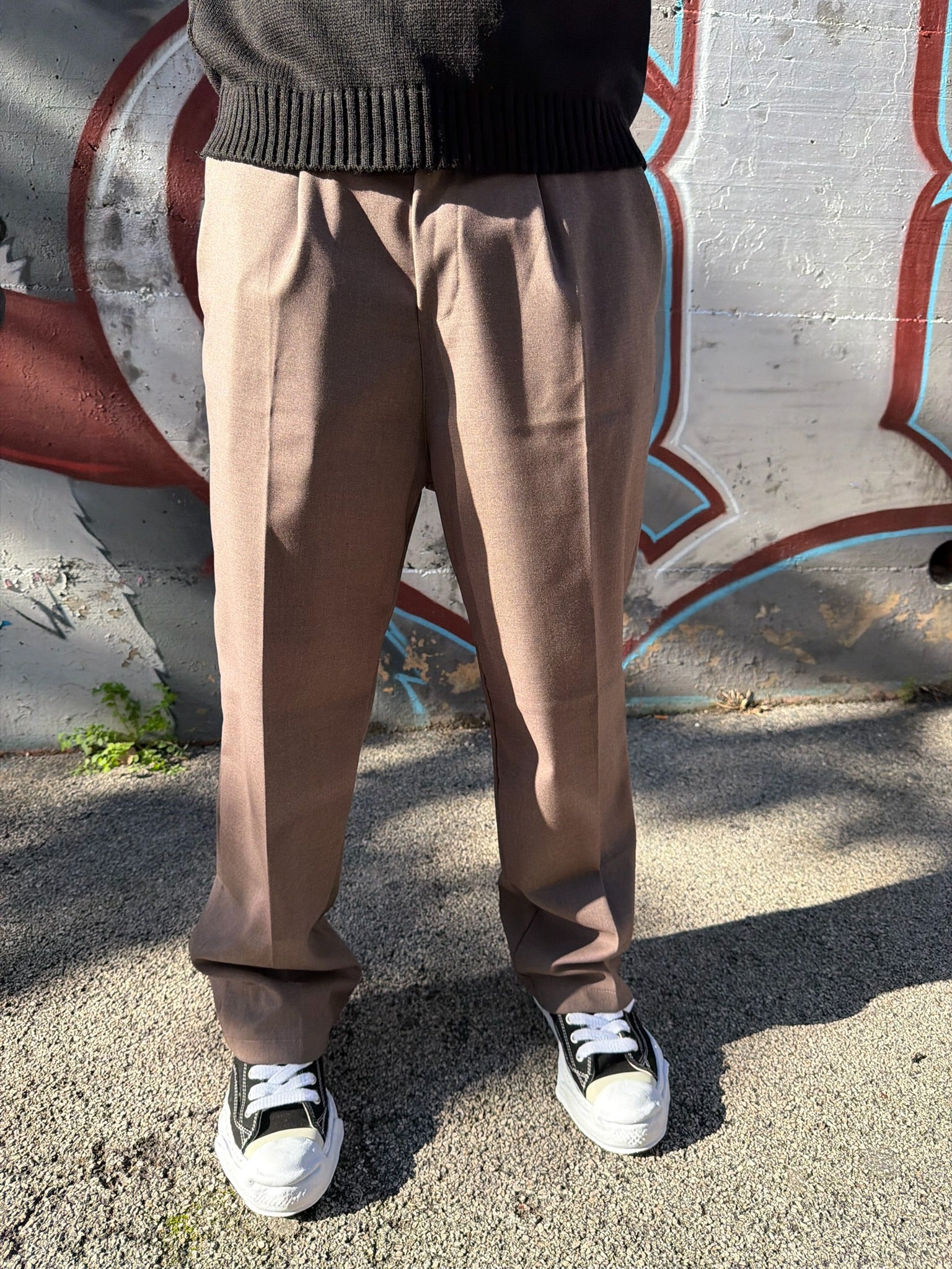 PANTALONE FONDO AMPIO NOCE