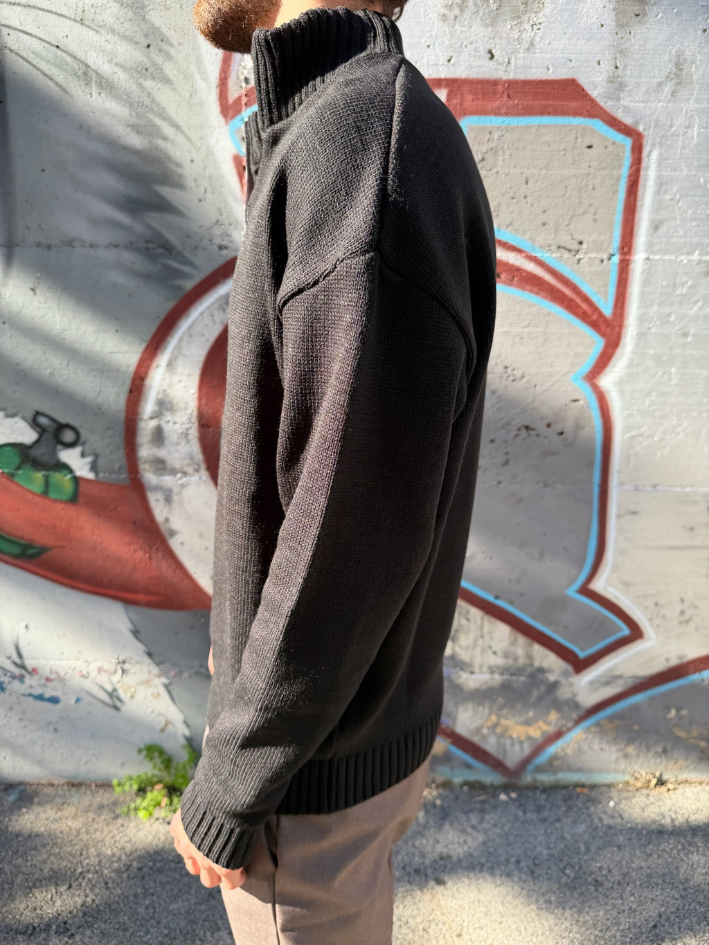 PULLOVER IN COSTA CON ZIP