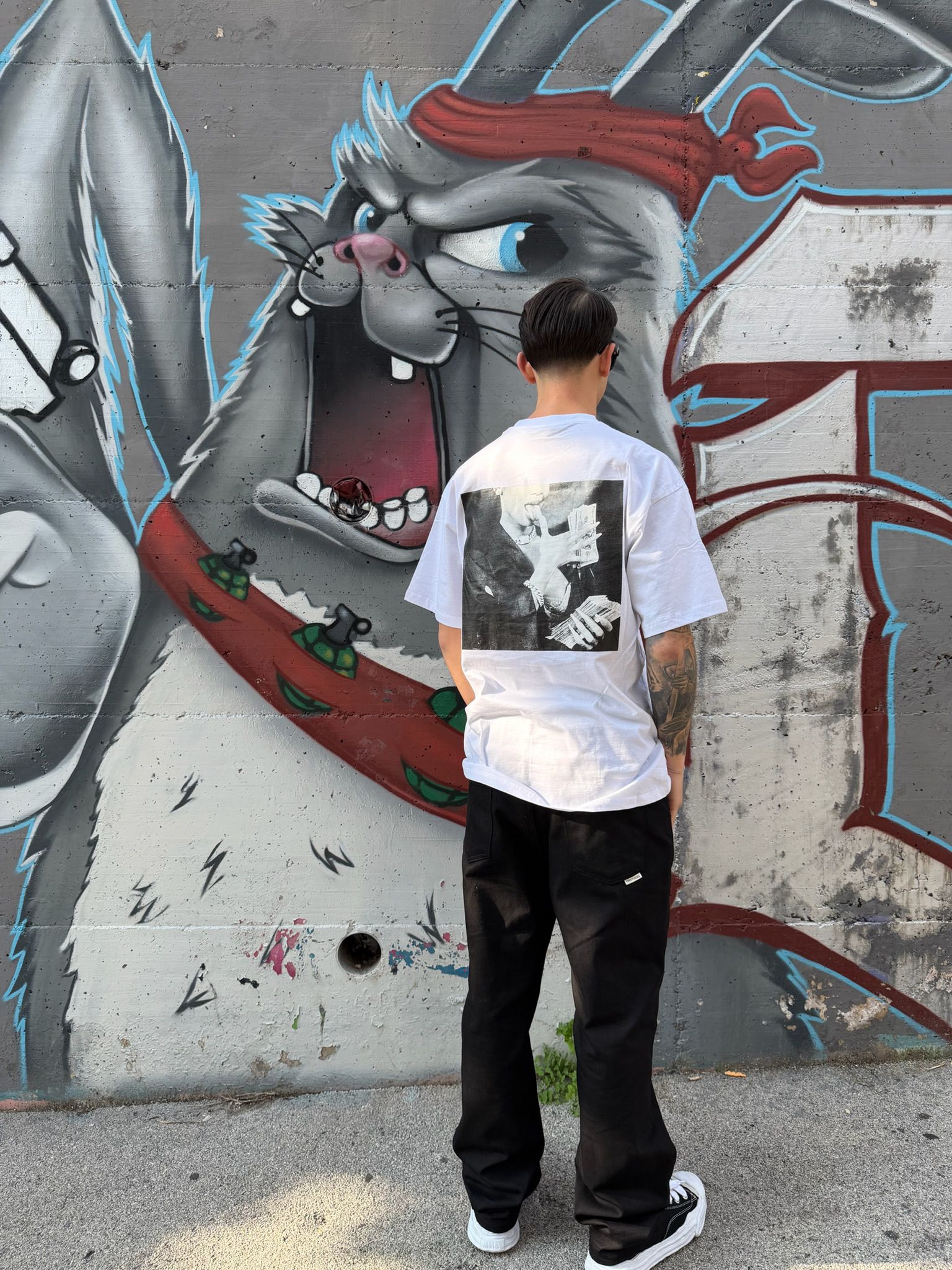 T-SHIRT MONEY TALKS WHITE