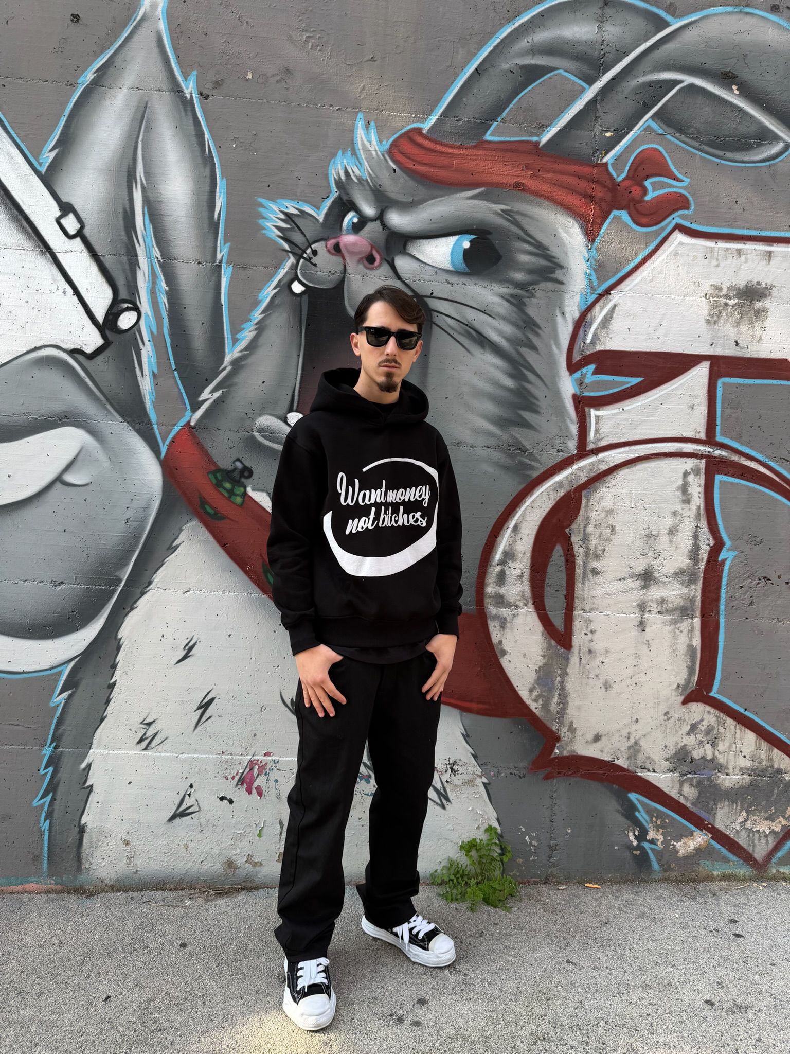 FELPA CON STAMPA PUFFER